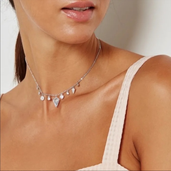 🔥FLASH SALE🔥Swarovski Lucy Kite Choker, White, Rhodium plating - Picture 1 of 9